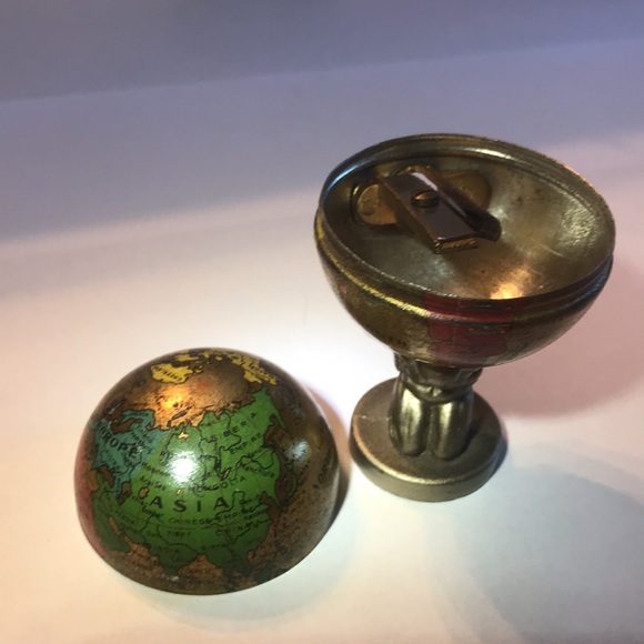 Antique Atlas World Globe Pencil Sharpener Germany - Picture 5 of 13